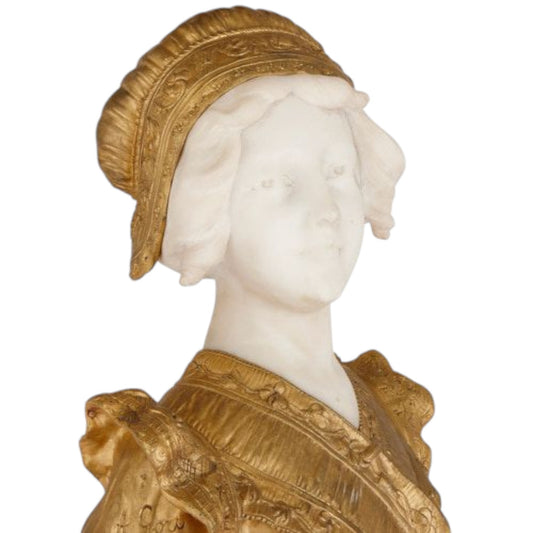 Ormolu and marble bust - Antiquité Gallery