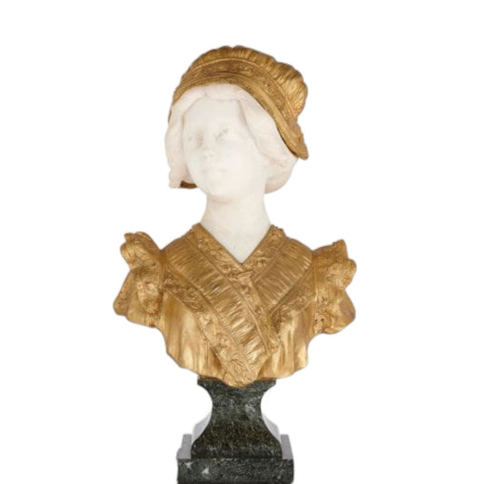 Ormolu and marble bust - Antiquité Gallery