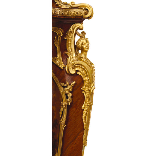 A FRENCH ORMOLU-MOUNTED KINGWOOD AND VERNIS MARTIN MEUBLE - Antiquité Gallery