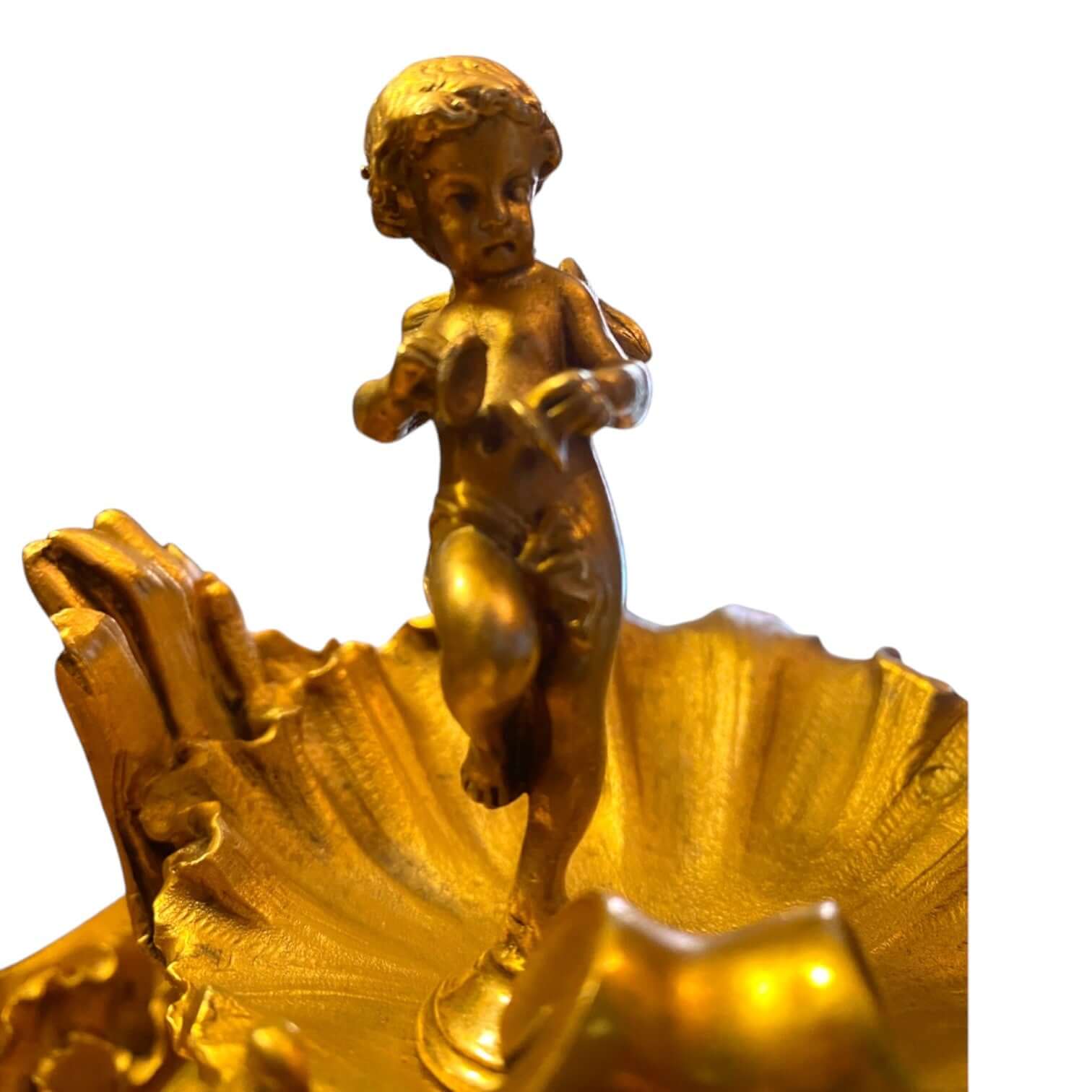 19th century bronze inkwell - Antiquité Gallery