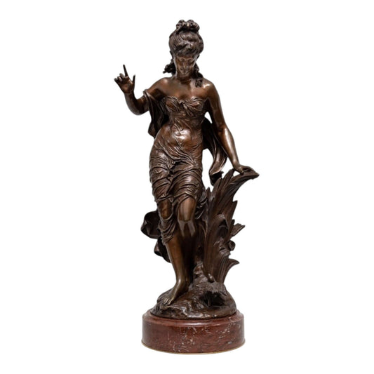 Large Bronze Sculpture Auguste Moreau - Antiquité Gallery