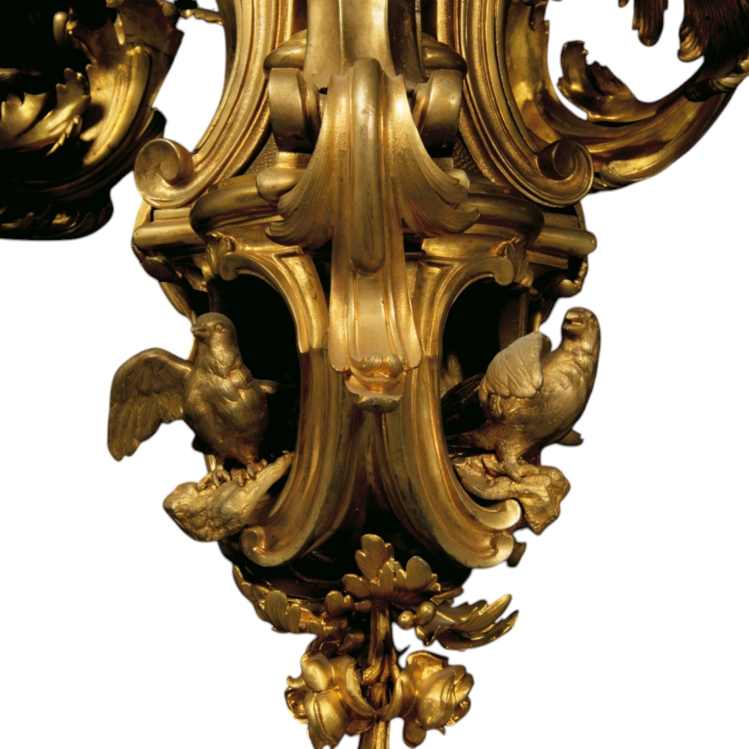 A FRENCH ORMOLU NINE-LIGHT CHANDELIER - Antiquité Gallery