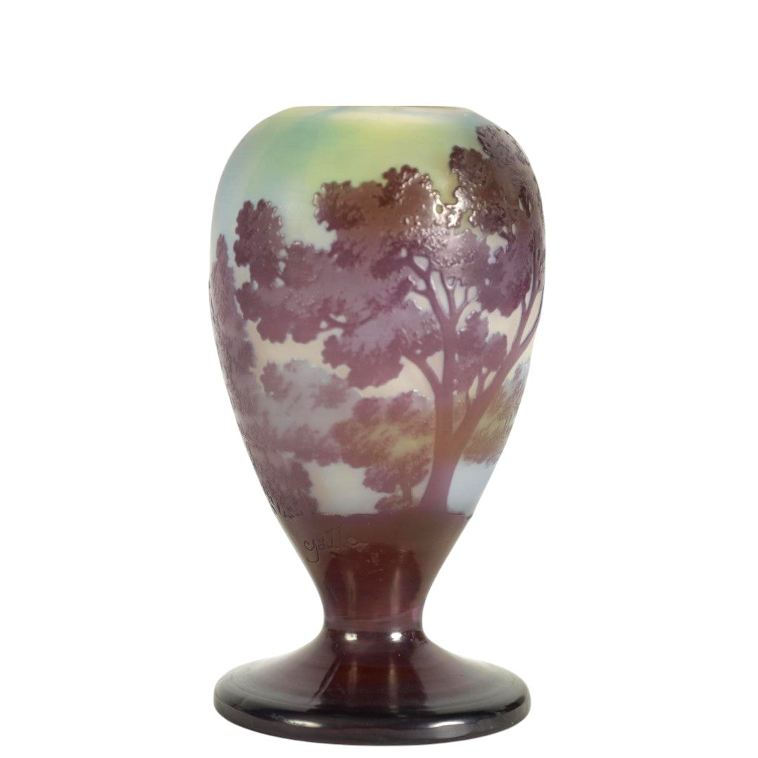 EMILE GALLE AN ART NOUVEAU CAMEO GLASS - Antiquité Gallery