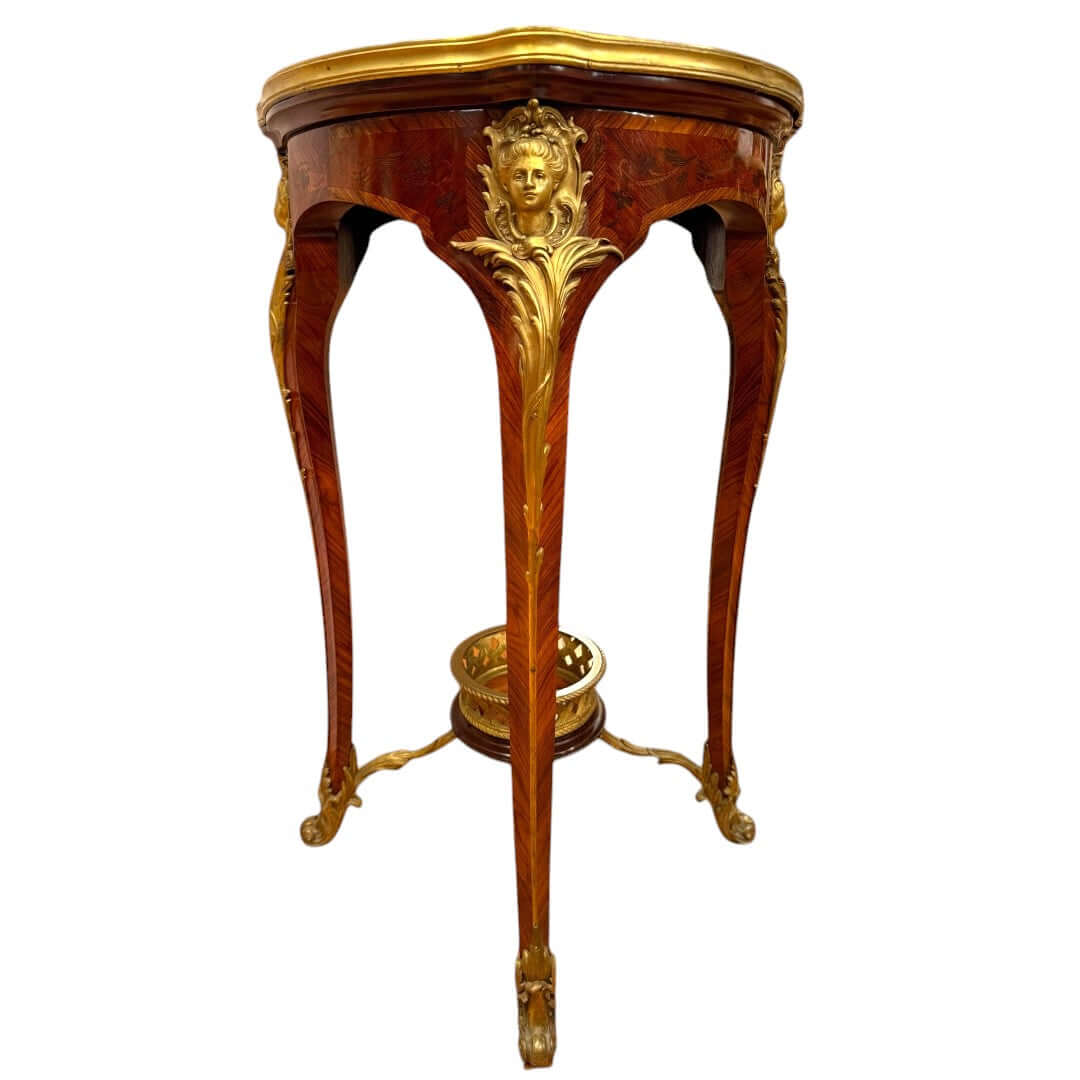 A Wonderful Late 19th Century Louis XV Style Gilt Bronze Mounted - Antiquité Gallery