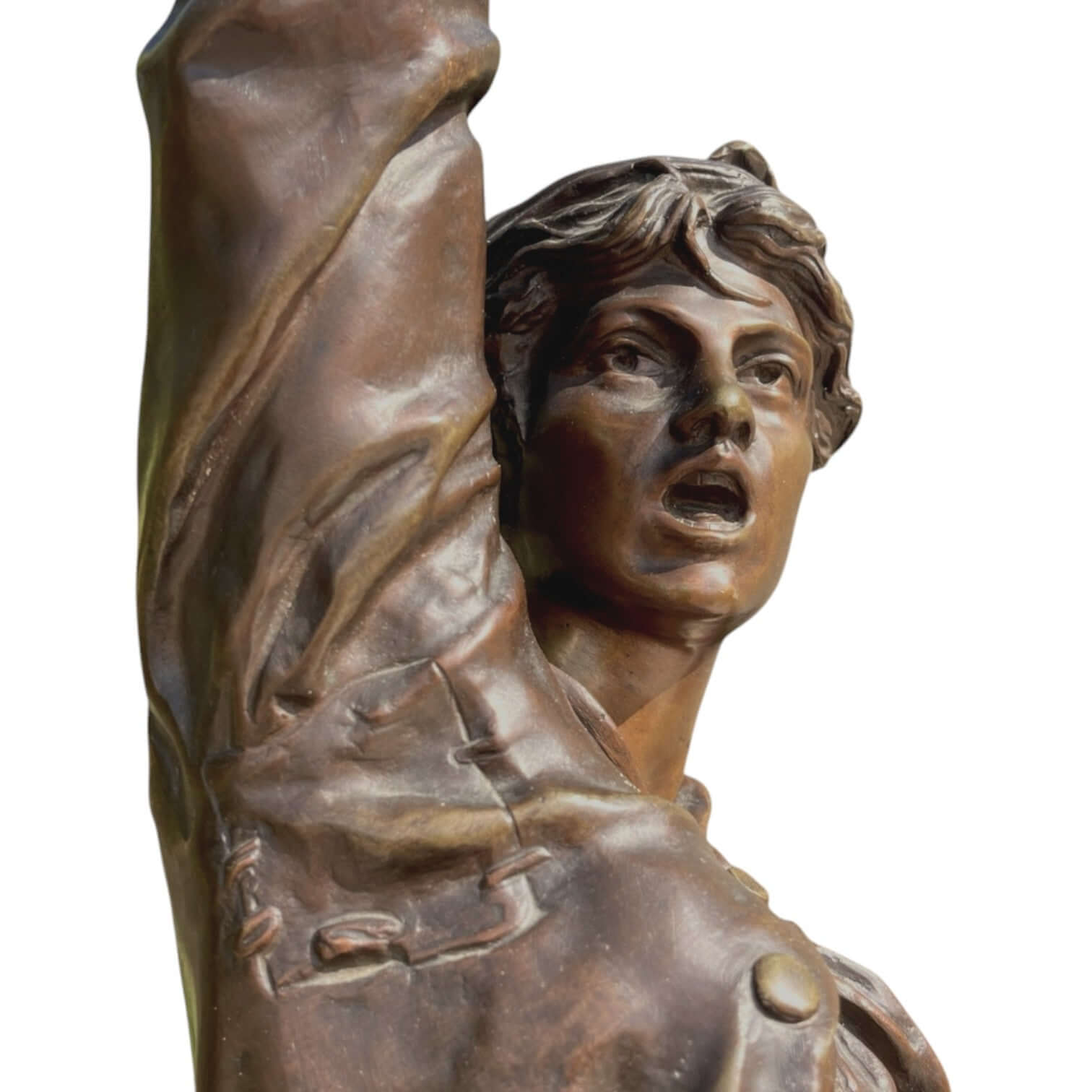 Marcel Debut (French, 1865-1933) bronze sculpture - Antiquité Gallery