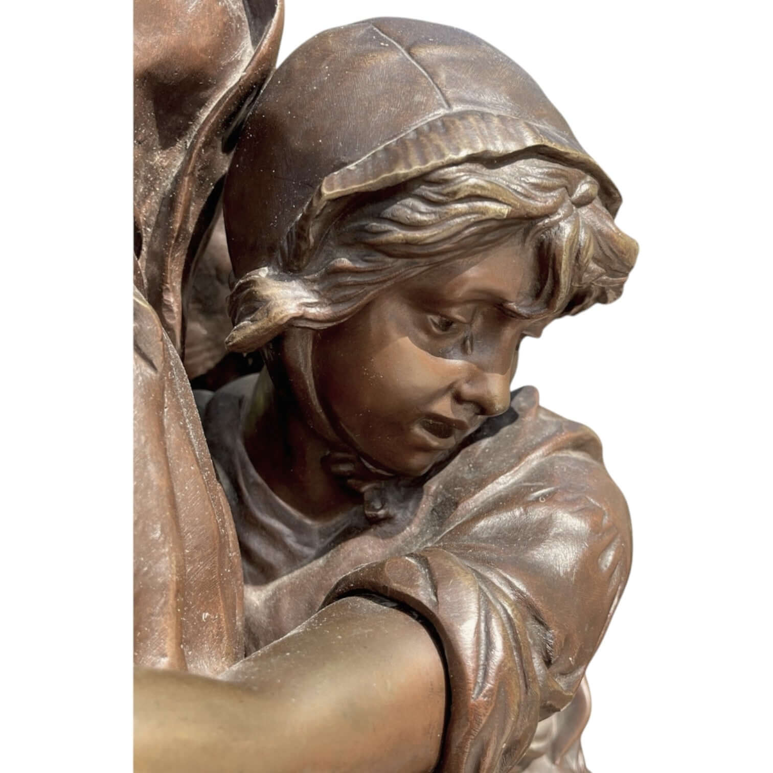 Marcel Debut (French, 1865-1933) bronze sculpture - Antiquité Gallery