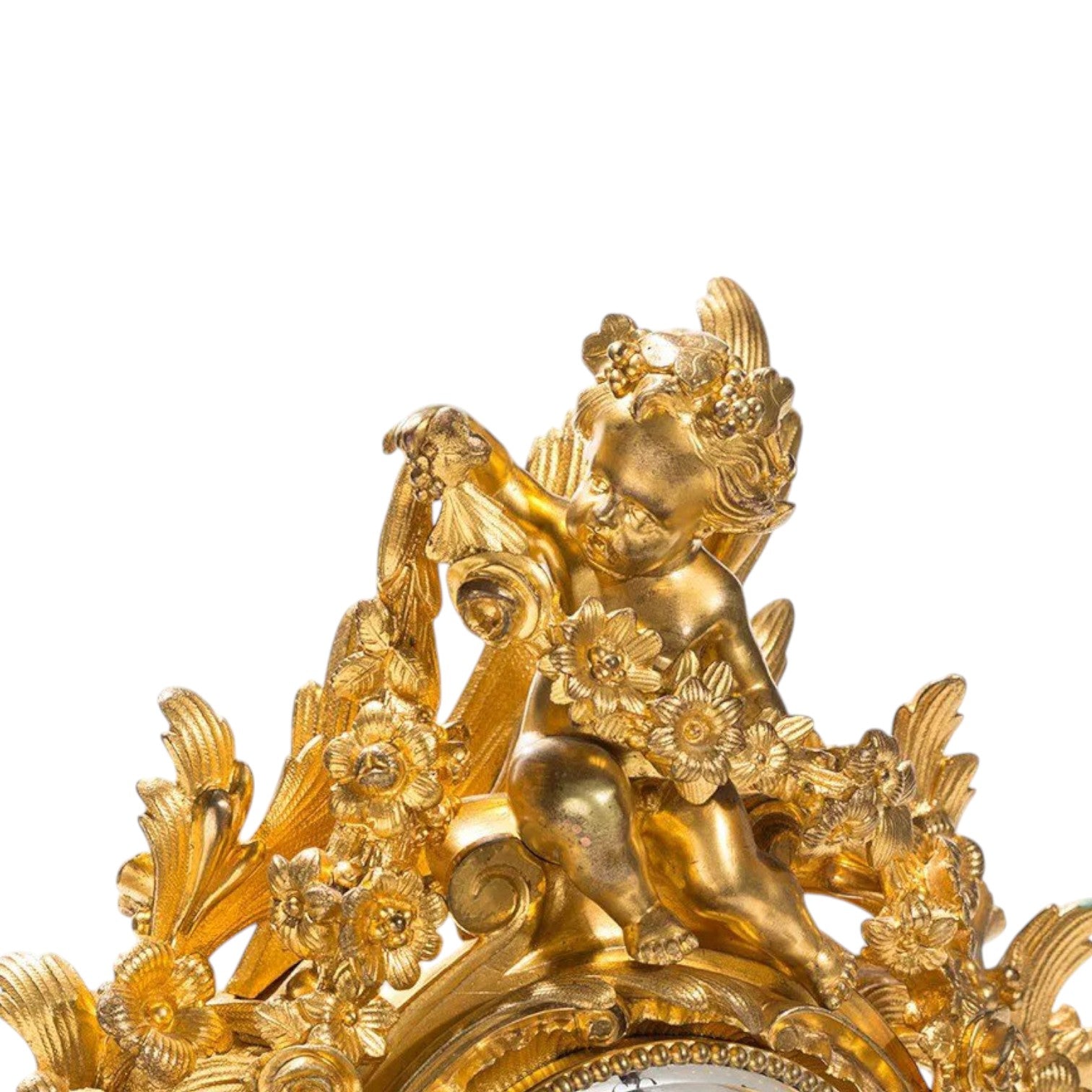 Napoleon III Ormolu Clock Set Garniture - Antiquité Gallery