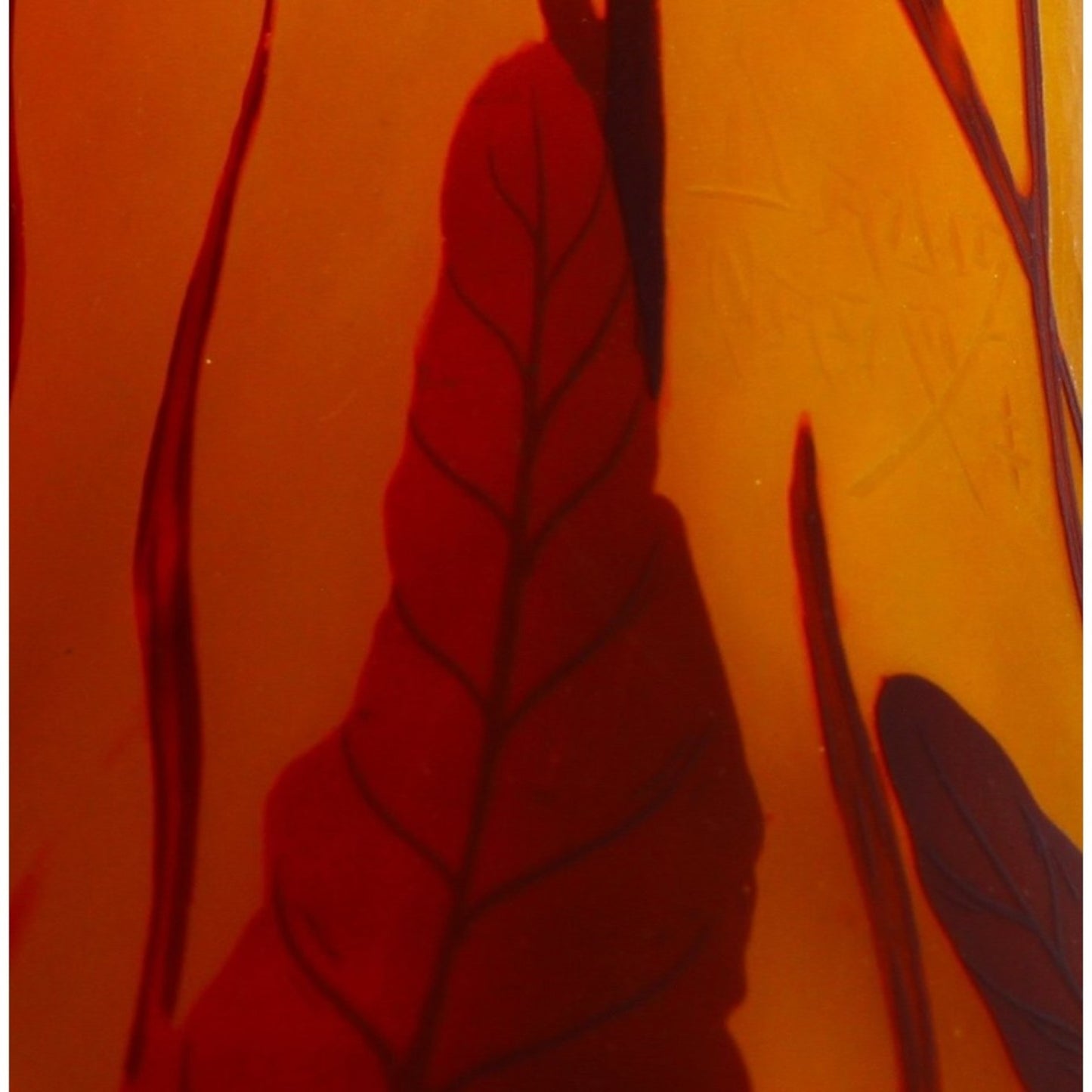 Very Large Vase Daum Nancy Cross Of Lorraine -23.8 Inch - Art Nouveau Circa 1905 - Antiquité Gallery