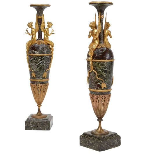 A pair of French Empire-style vases - Antiquité Gallery
