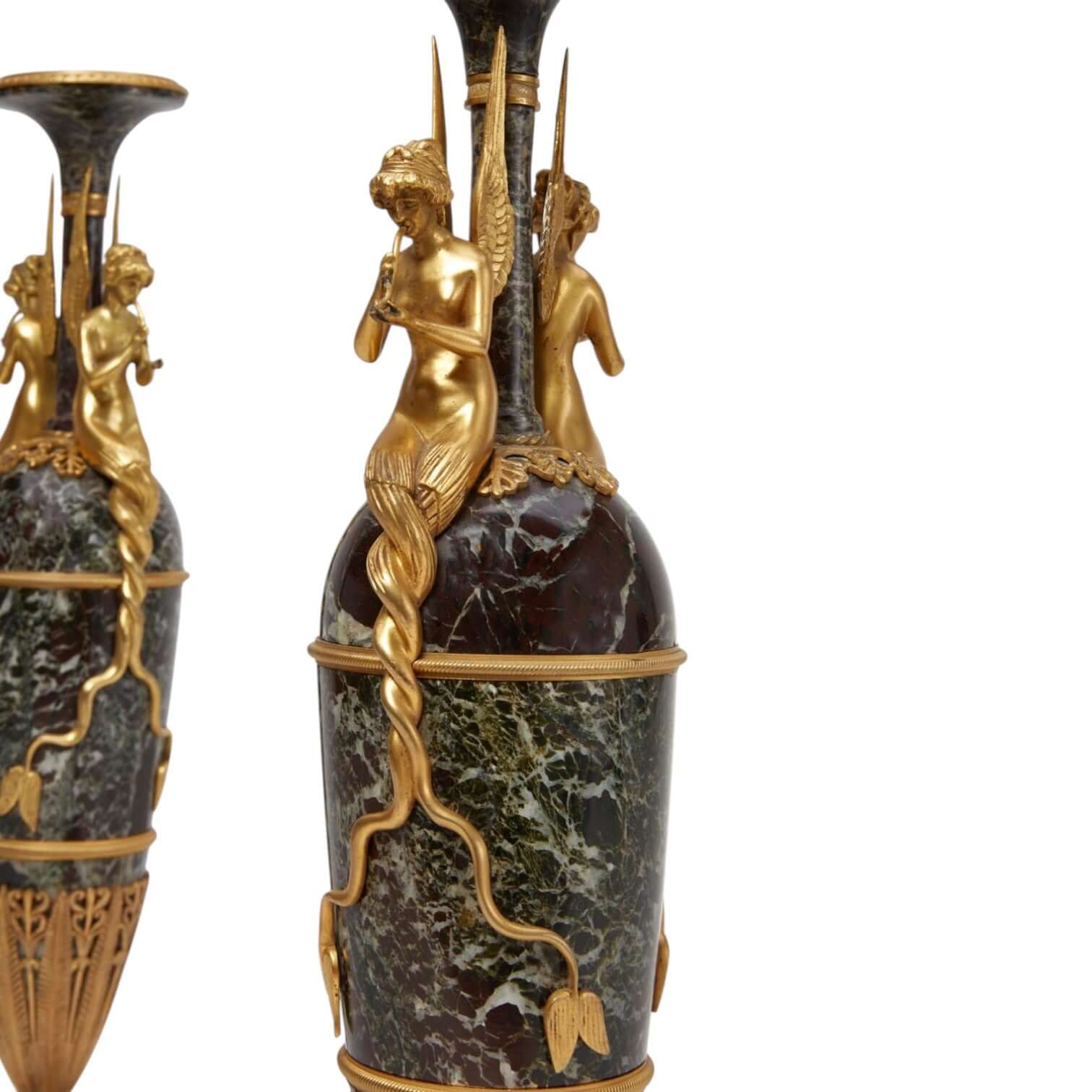 A pair of French Empire-style vases - Antiquité Gallery