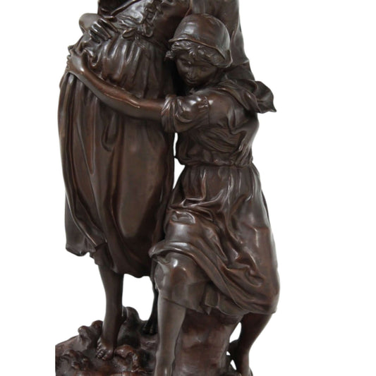 Marcel Debut (French, 1865-1933) bronze sculpture - Antiquité Gallery