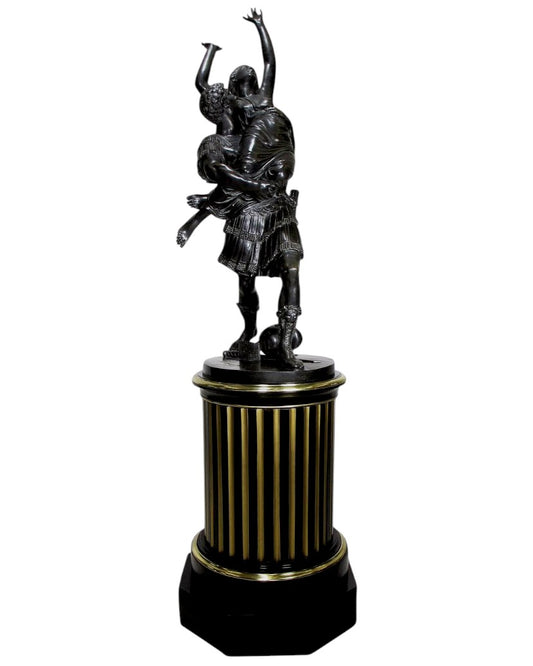 French 19th Century Patinated Bronze Group Titled "The Abduction of the Sabine Women" - Antiquité Gallery