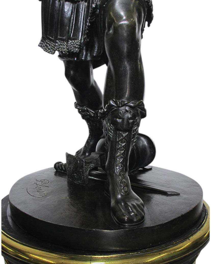 French 19th Century Patinated Bronze Group Titled "The Abduction of the Sabine Women" - Antiquité Gallery