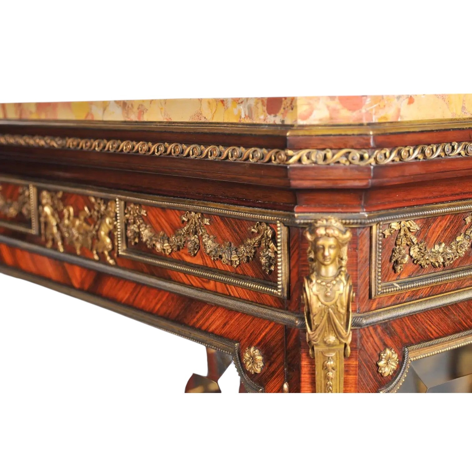 Louis XV style kingwood vitrine - Antiquité Gallery