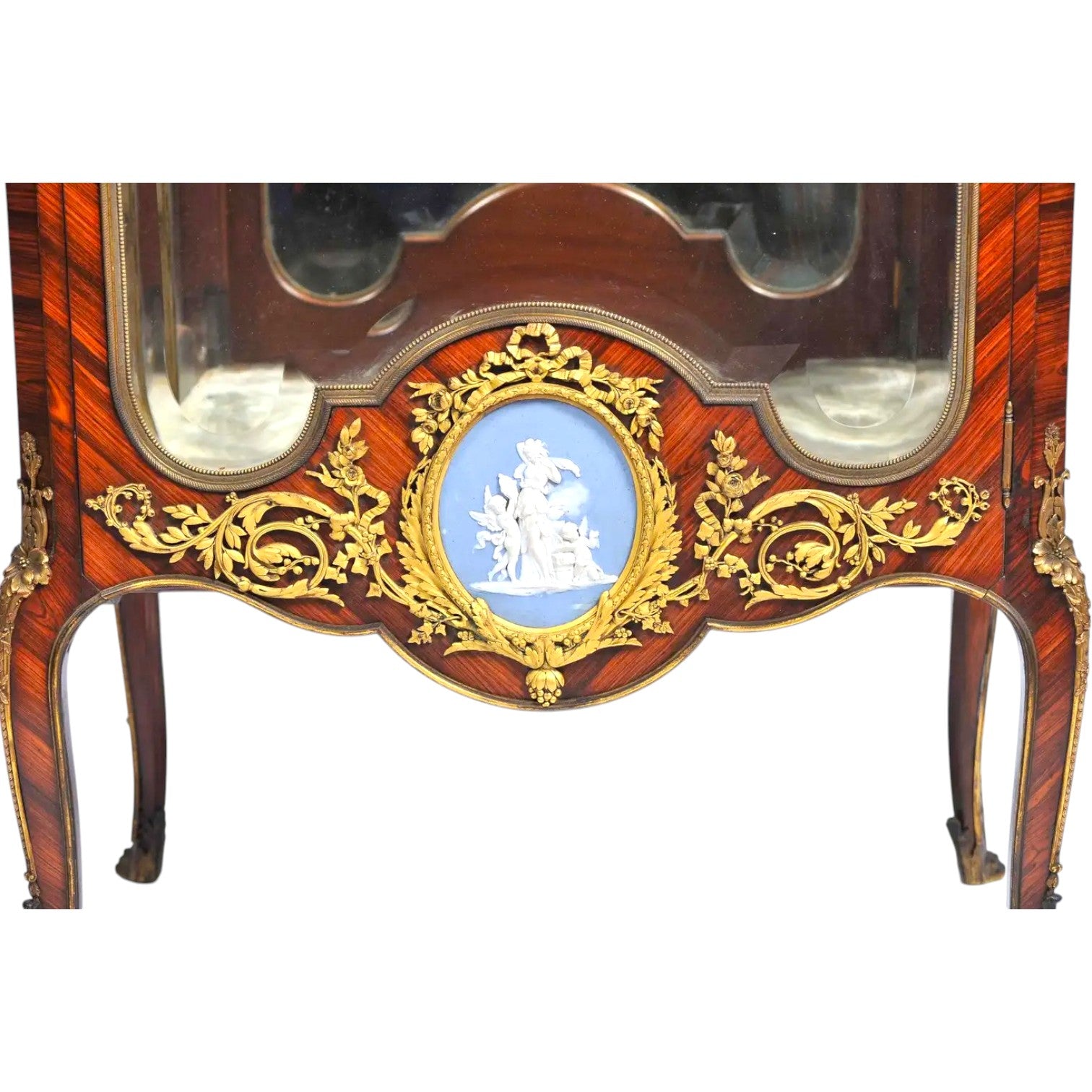 Louis XV style kingwood vitrine - Antiquité Gallery