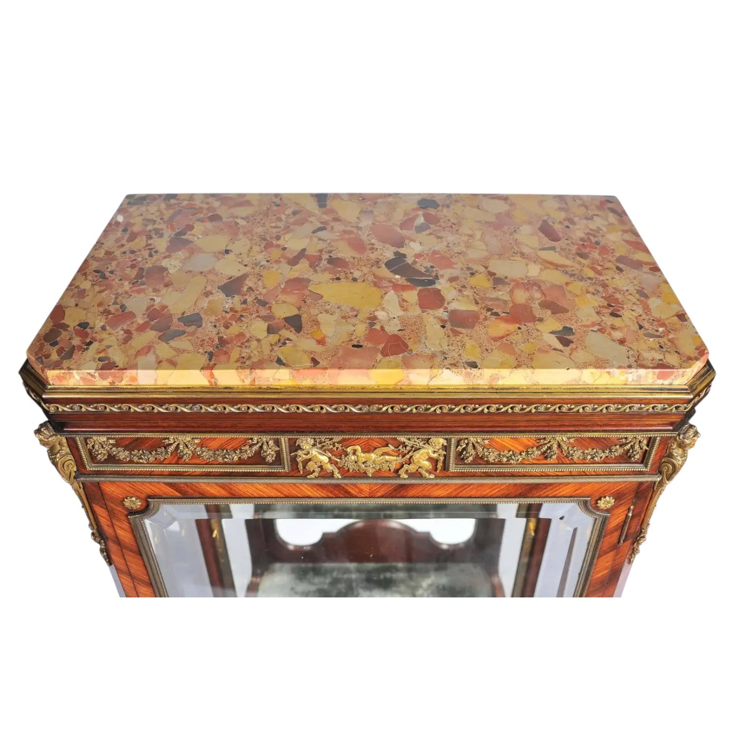 Louis XV style kingwood vitrine - Antiquité Gallery