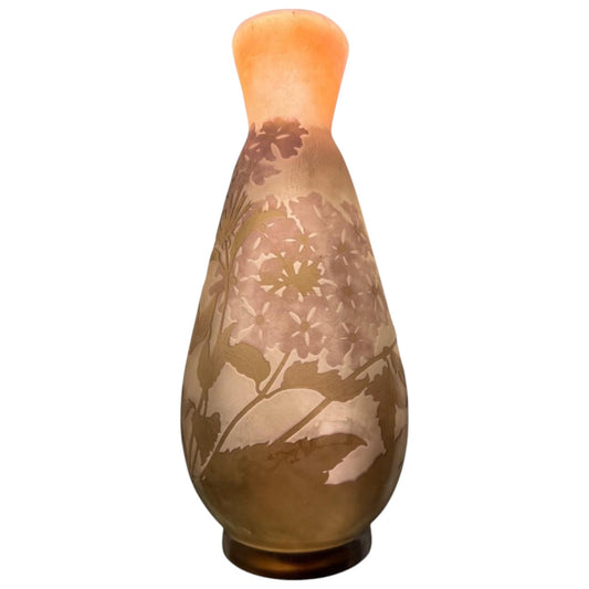 Émile Gallé (1846–1904) – Art Nouveau Hydrangea Vase - Antiquité Gallery