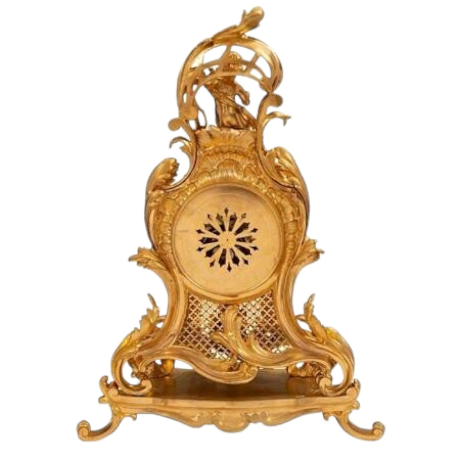A French Louis XV St. Ormolu Clock Signed Richond - Antiquité Gallery