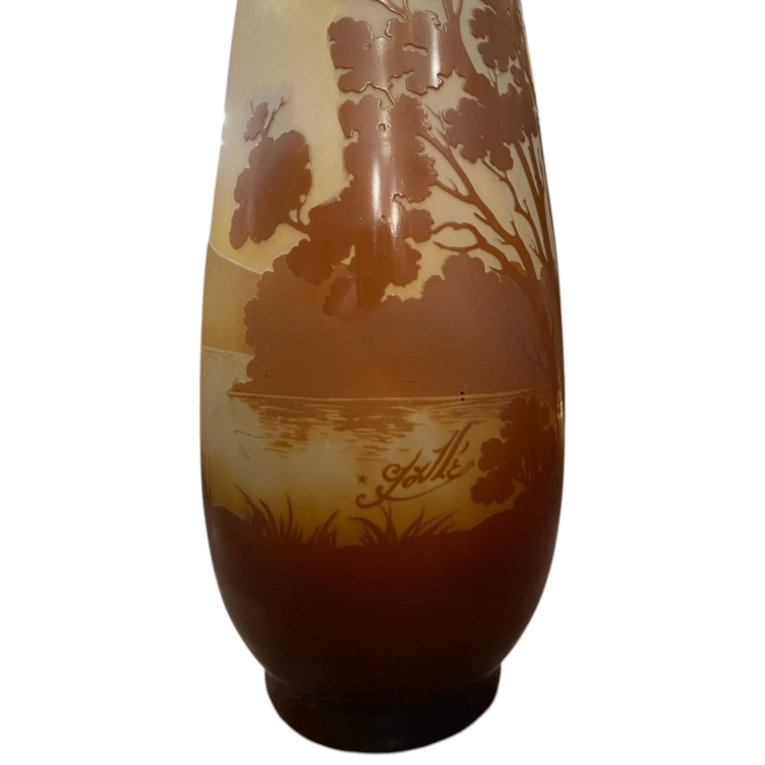 Art Nouveau Vase Emile Gallé - Antiquité Gallery