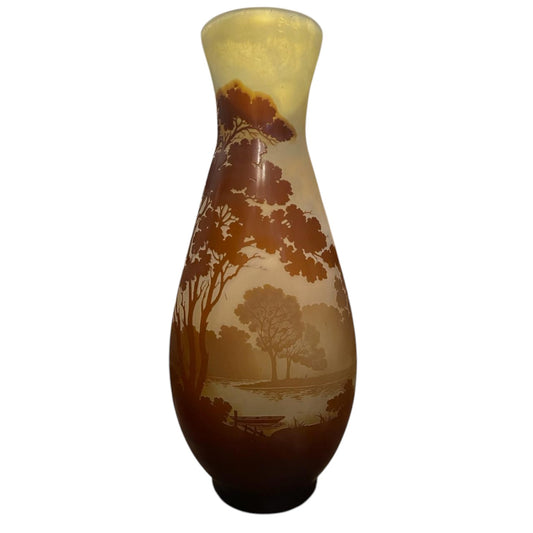 Art Nouveau Vase Emile Gallé - Antiquité Gallery