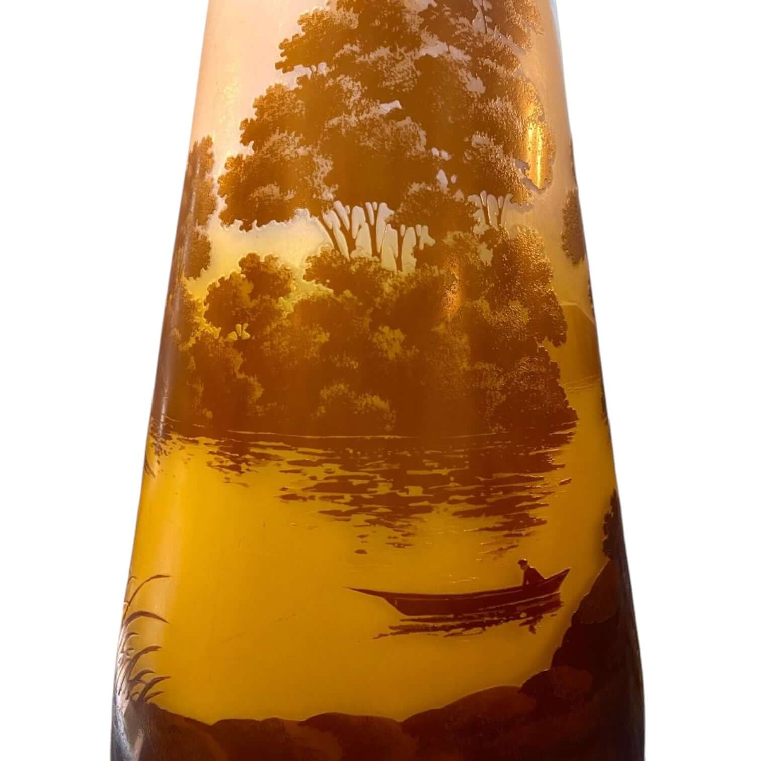 landscape Emile Galle vase - Antiquité Gallery