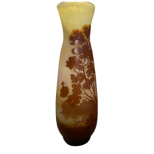 Art Nouveau Vase Emile Gallé - Antiquité Gallery