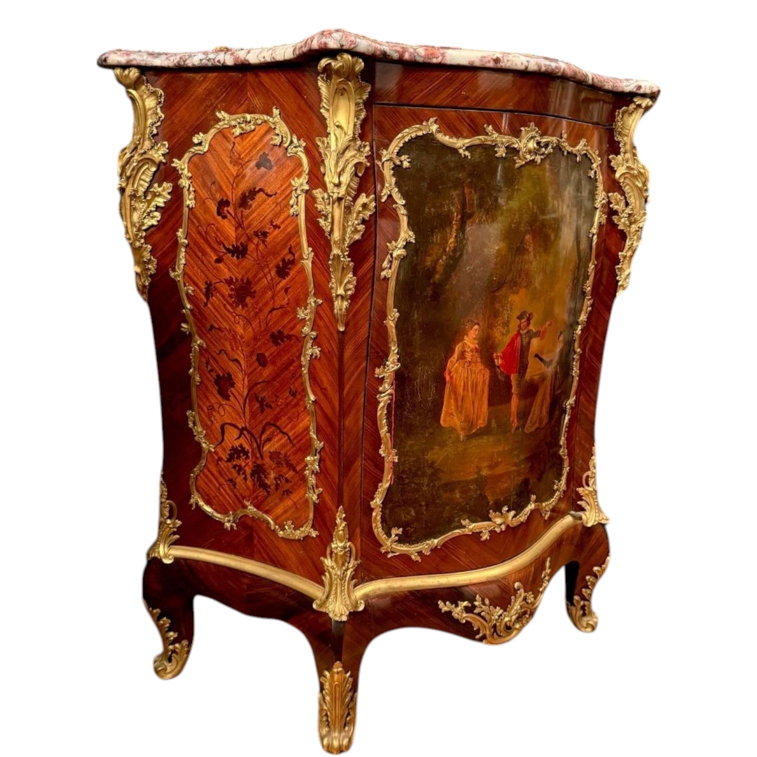 Vernis Martin mounted meuble - Antiquité Gallery