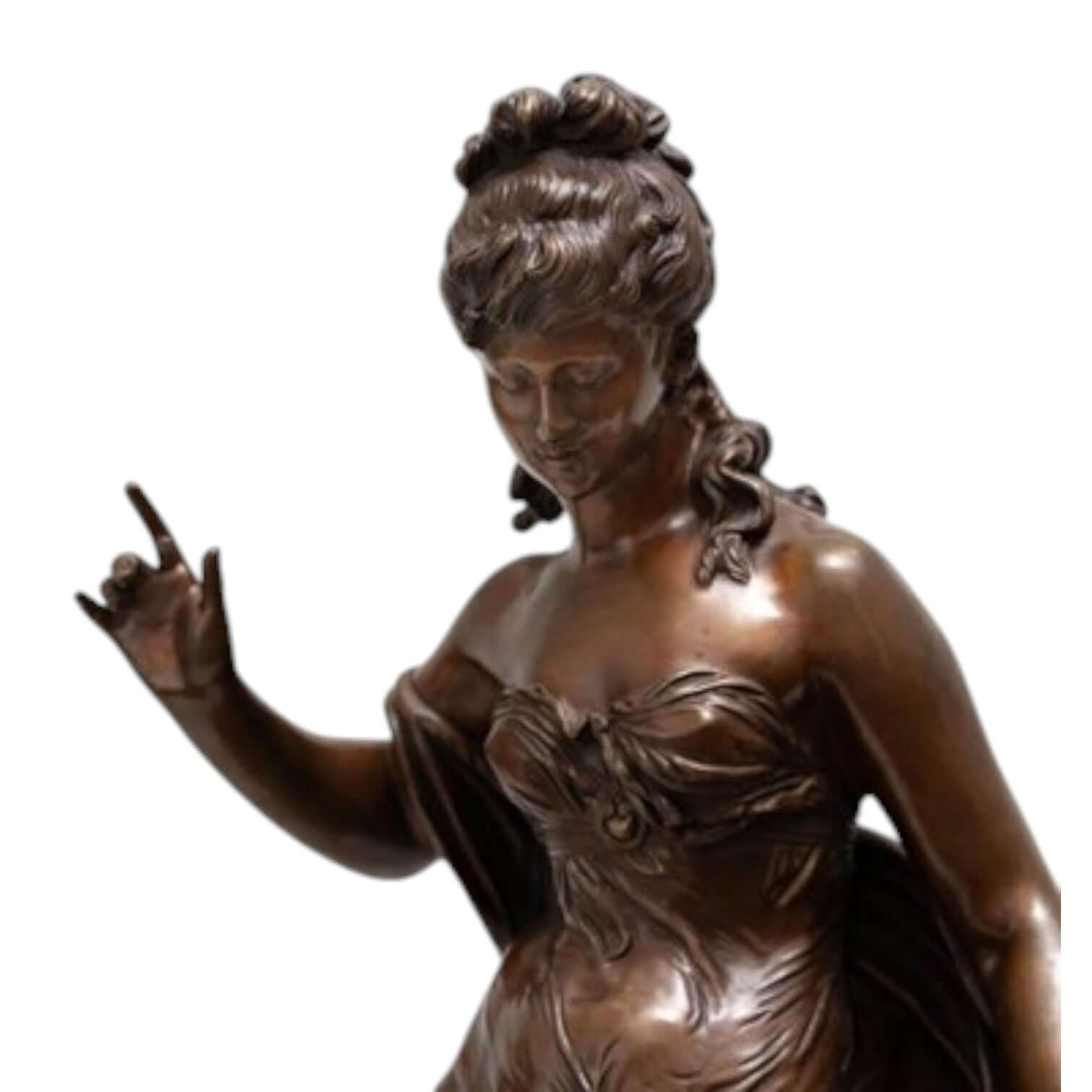 Large Bronze Sculpture Auguste Moreau - Antiquité Gallery