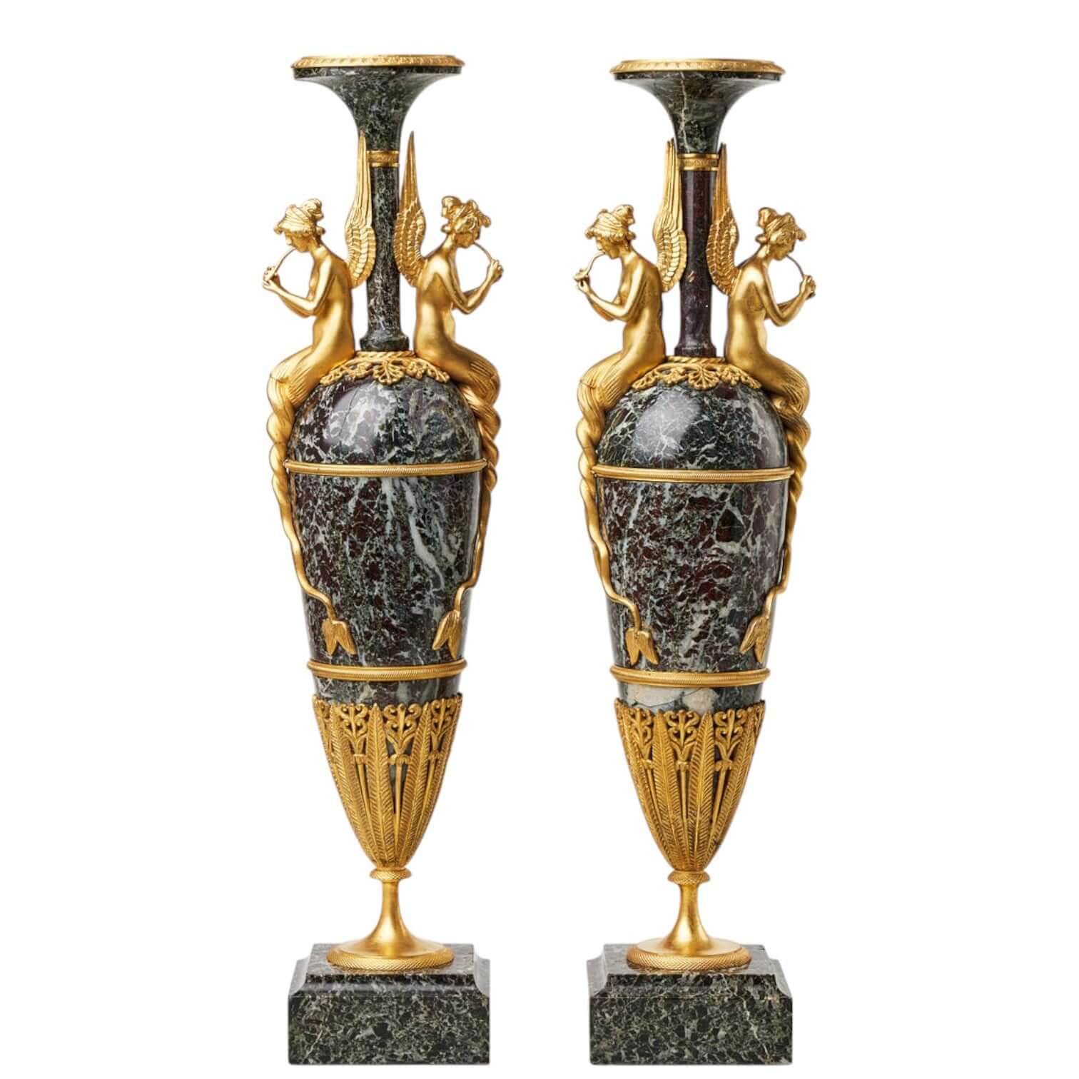A pair of French Empire-style vases - Antiquité Gallery