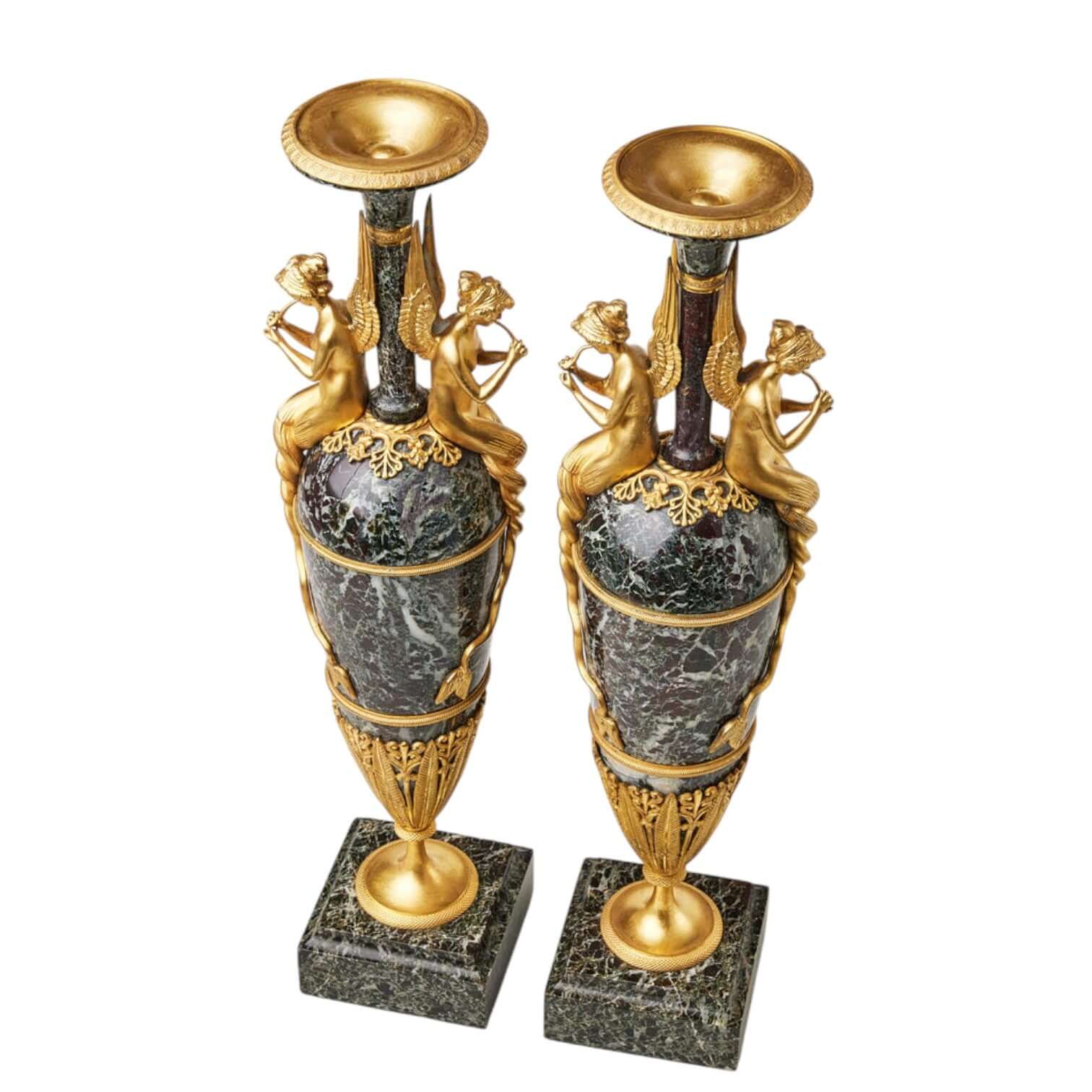 A pair of French Empire-style vases - Antiquité Gallery