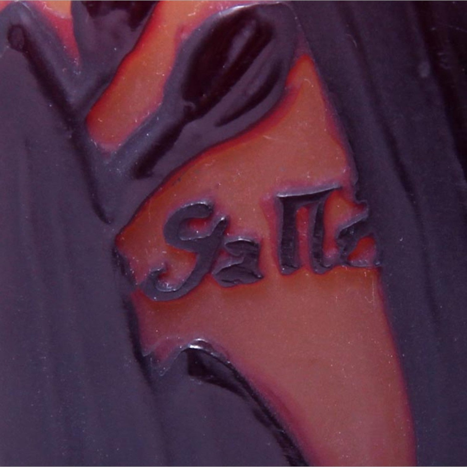 GALLE VASE WITH BLOWN OUT HYACINTH FLOWERS. - Antiquité Gallery