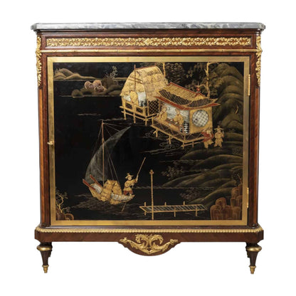 A French 19th Century Louis XVI St. Kingwood Meuble D’appui - Antiquité Gallery