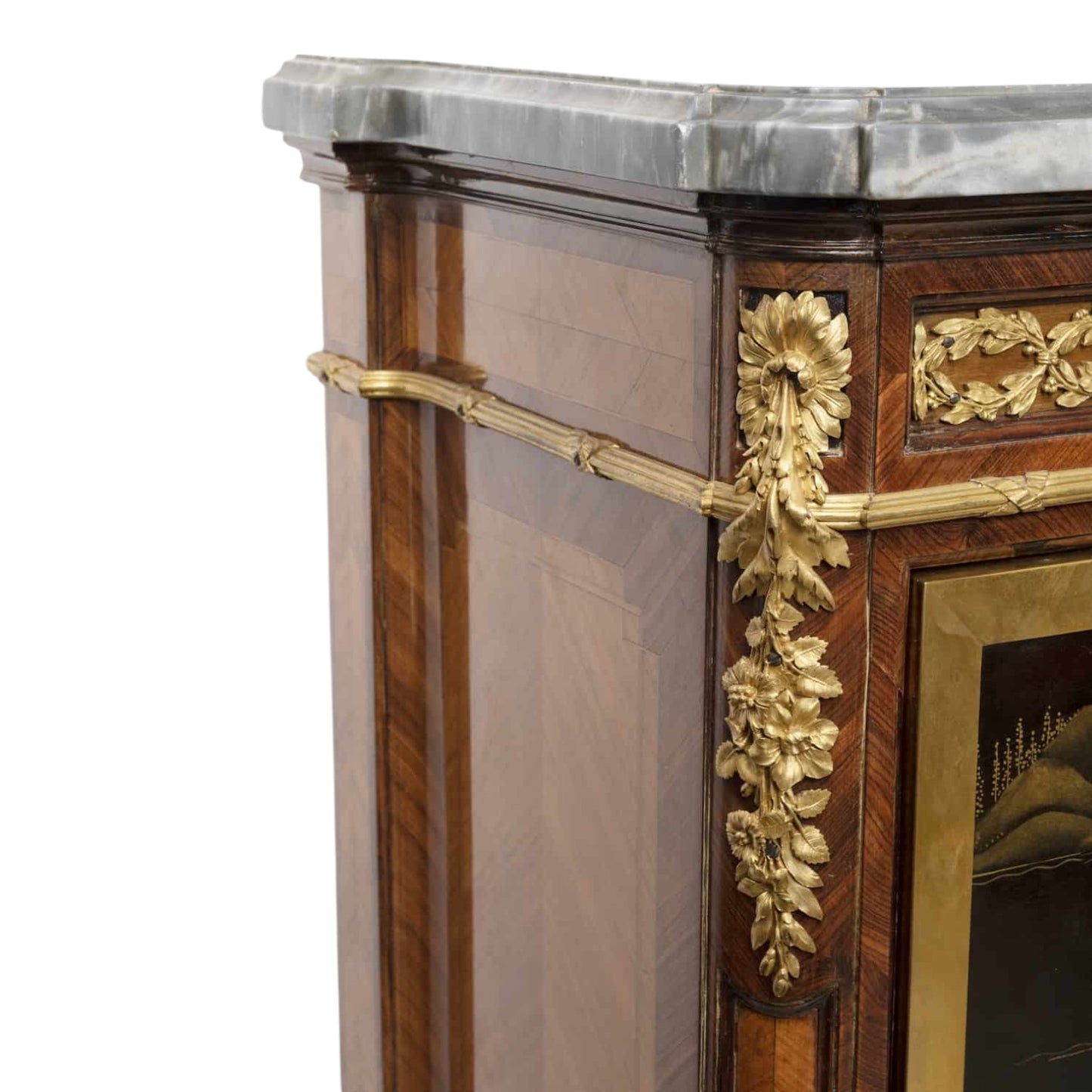 A French 19th Century Louis XVI St. Kingwood Meuble D’appui - Antiquité Gallery