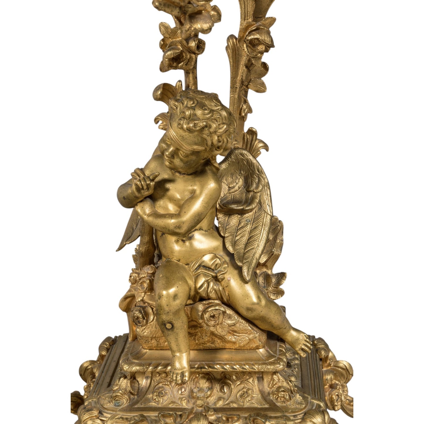 Henri Picard pair of candelabra with eight light arms - Antiquité Gallery