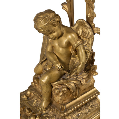 Henri Picard pair of candelabra with eight light arms - Antiquité Gallery
