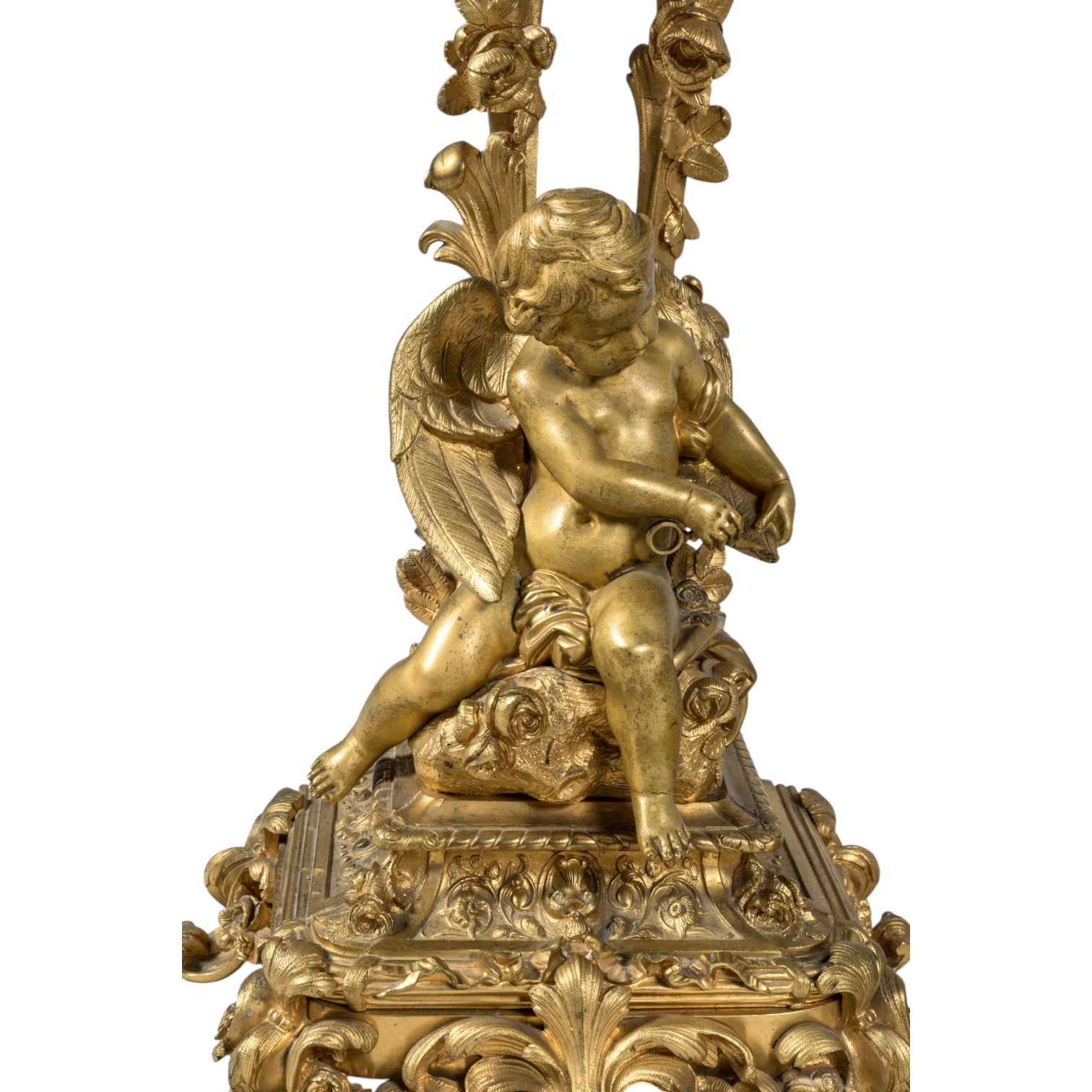 Henri Picard pair of candelabra with eight light arms - Antiquité Gallery