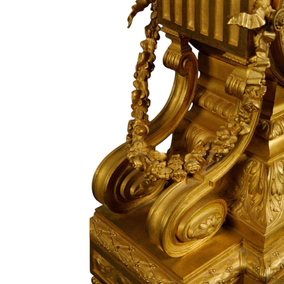 raingo frères bronze clock - Antiquité Gallery