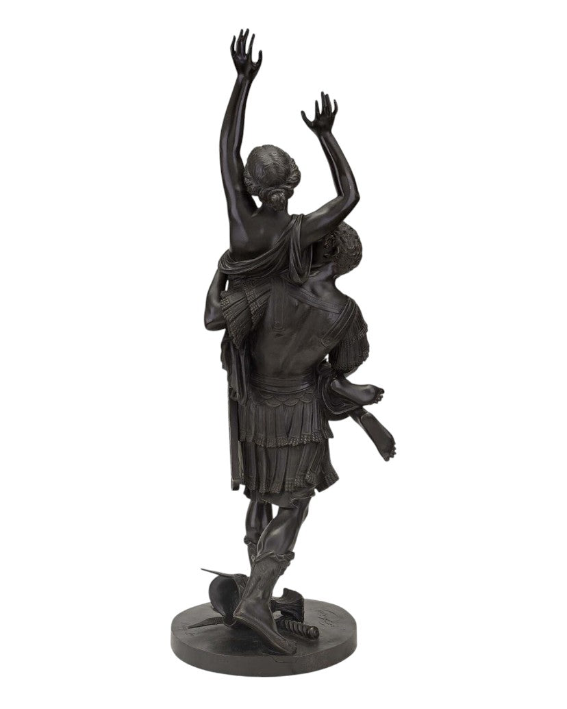 French 19th Century Patinated Bronze Group Titled "The Abduction of the Sabine Women" - Antiquité Gallery