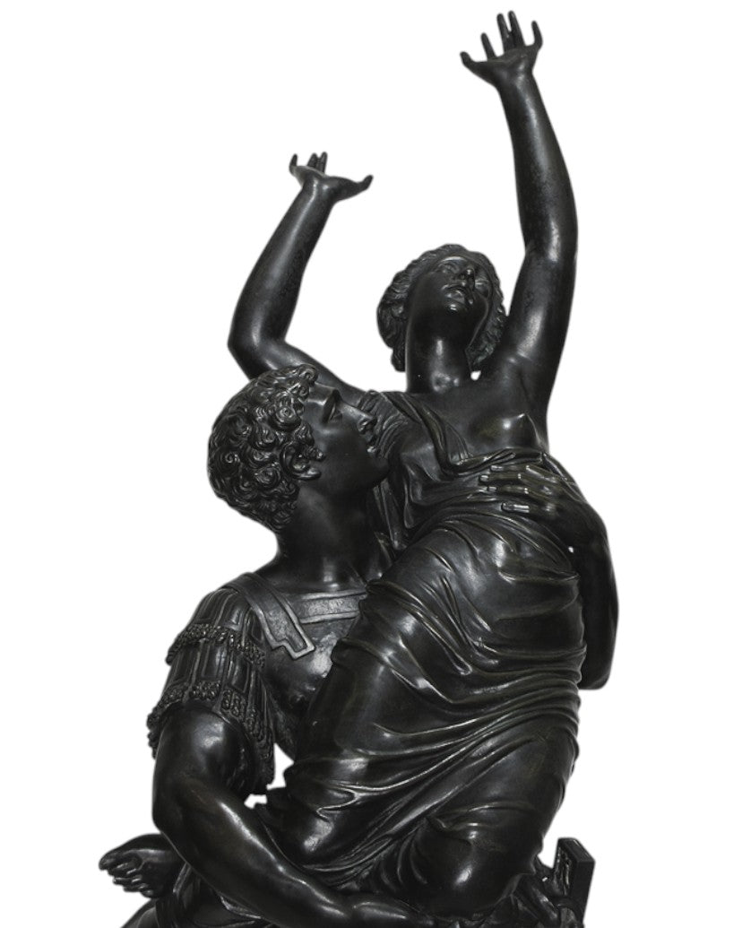 French 19th Century Patinated Bronze Group Titled "The Abduction of the Sabine Women" - Antiquité Gallery