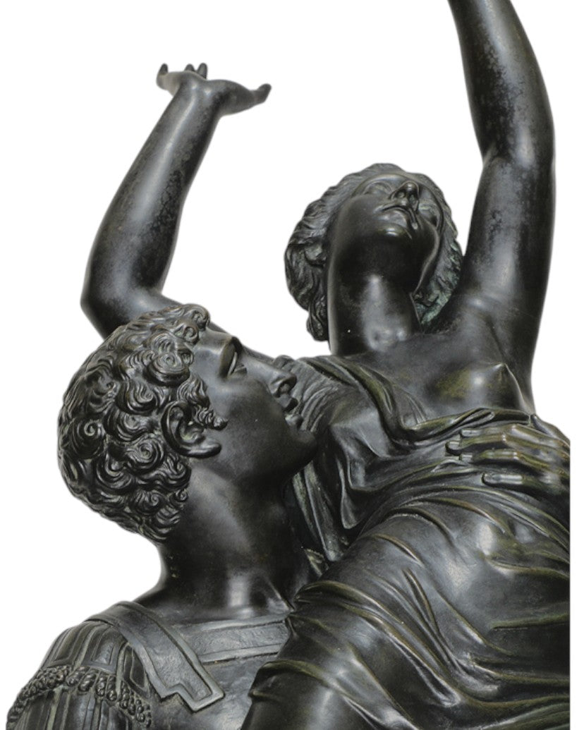 French 19th Century Patinated Bronze Group Titled "The Abduction of the Sabine Women" - Antiquité Gallery