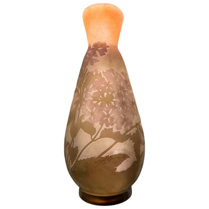 Émile Gallé (1846–1904) – Art Nouveau Hydrangea Vase - Antiquité Gallery