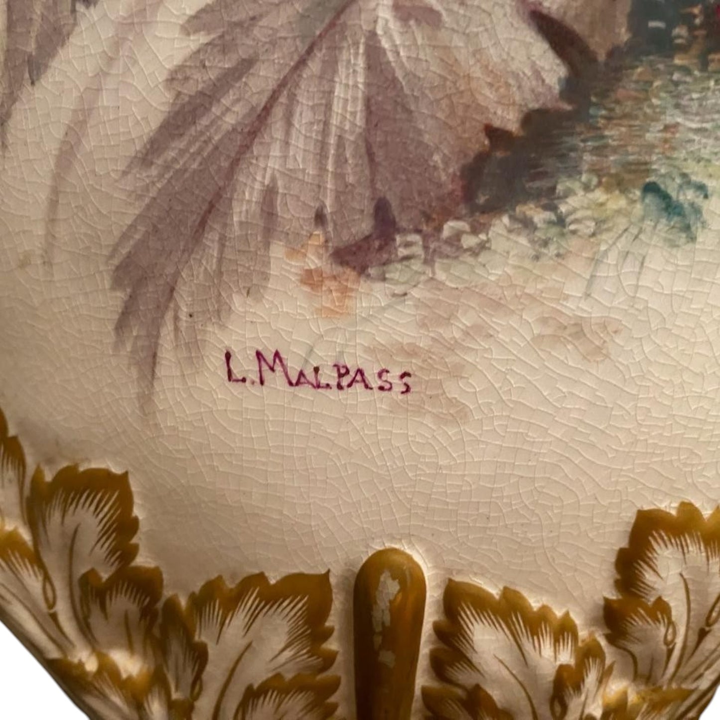 a pair of ormolu-mounted sevres style white-ground vases and covers signed l. malpass - Antiquité Gallery