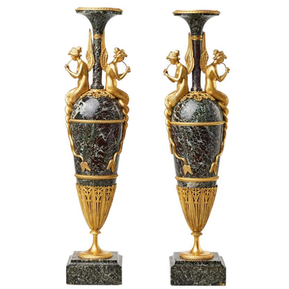 A pair of French Empire-style vases - Antiquité Gallery